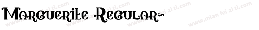 Marguerite Regular字体转换